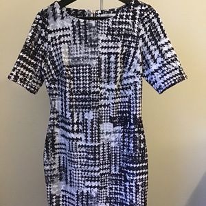 Calvin Klein New Houdstooth Print New Size 6